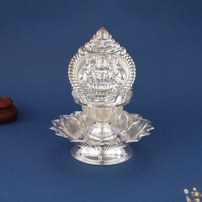 Shimmer Deepam Silver Lamp