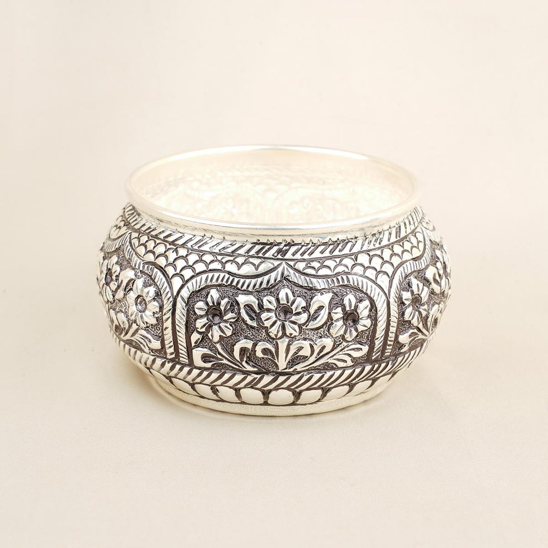 Floral Designed Antique Pooja Bowls