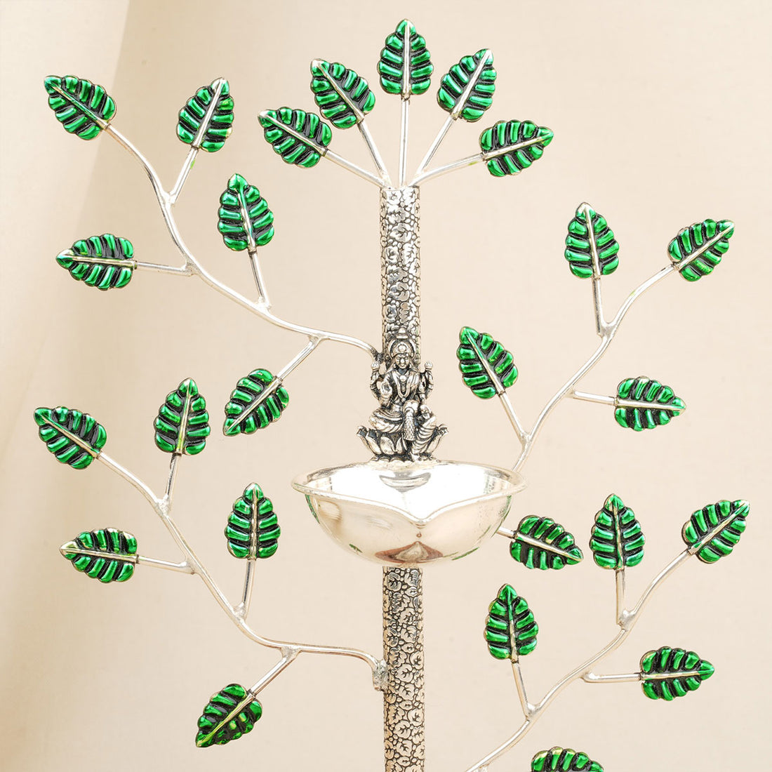 Attractive Fancy Silver Lamp