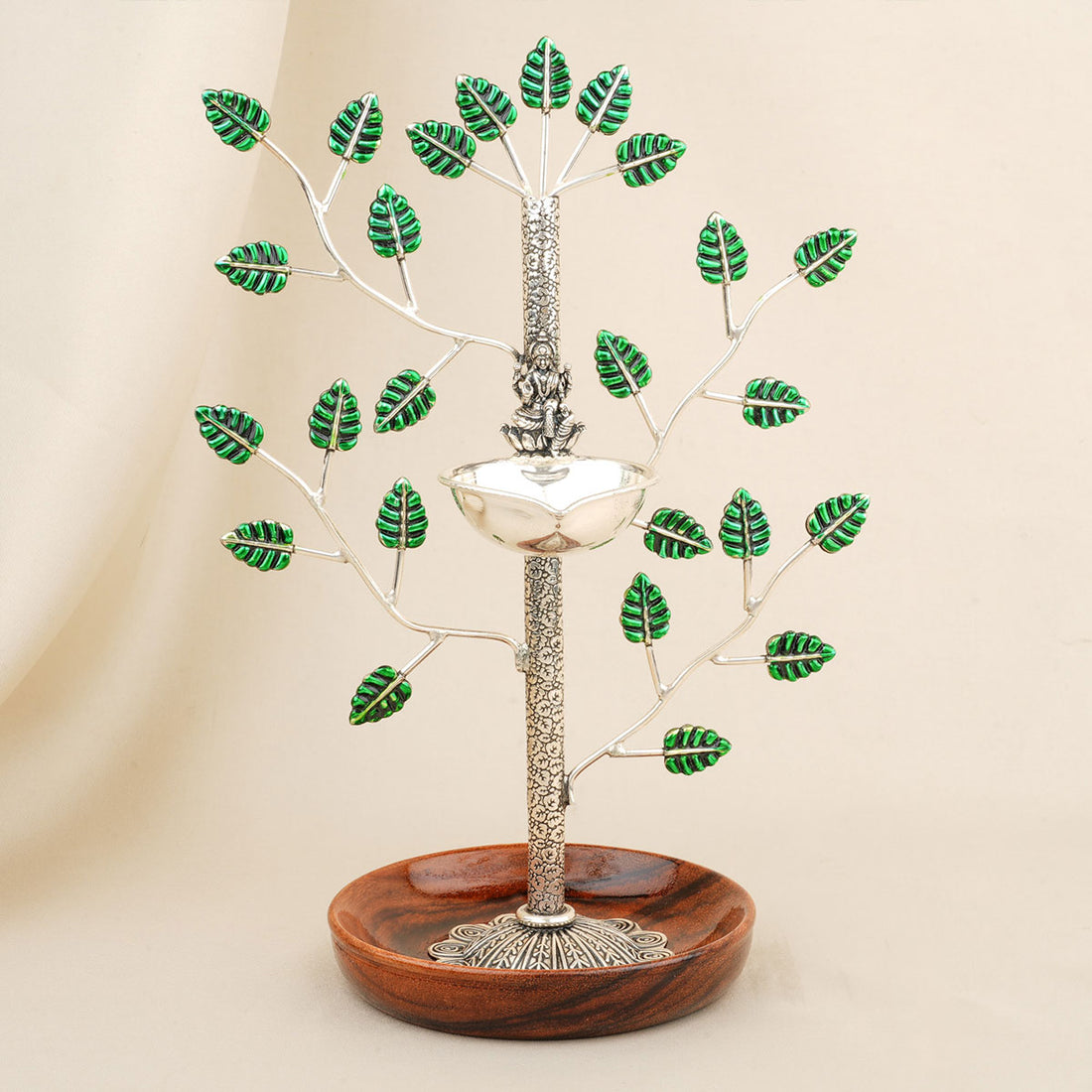 Attractive Fancy Silver Lamp