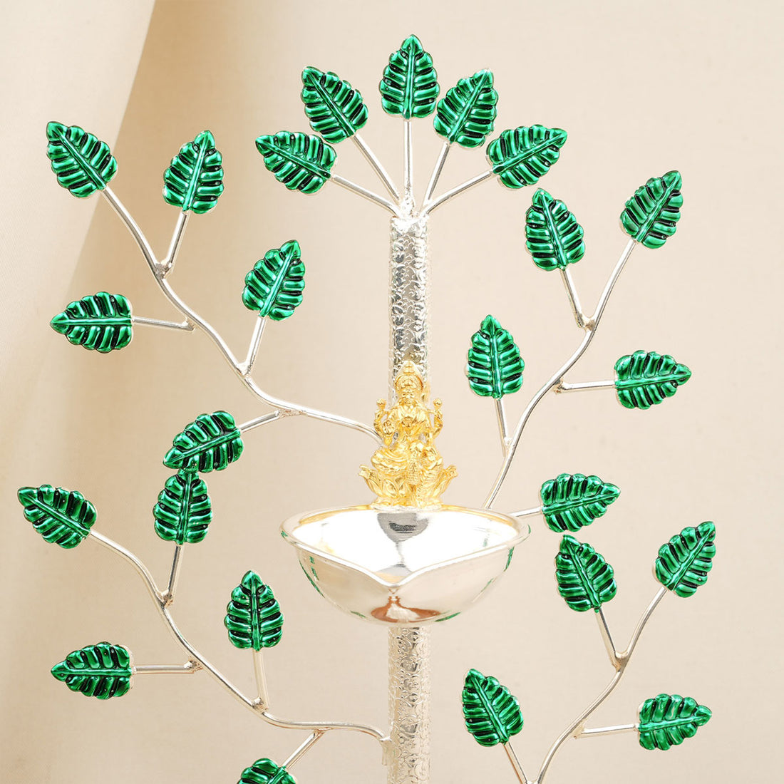Beautiful Tree Silver Lamp