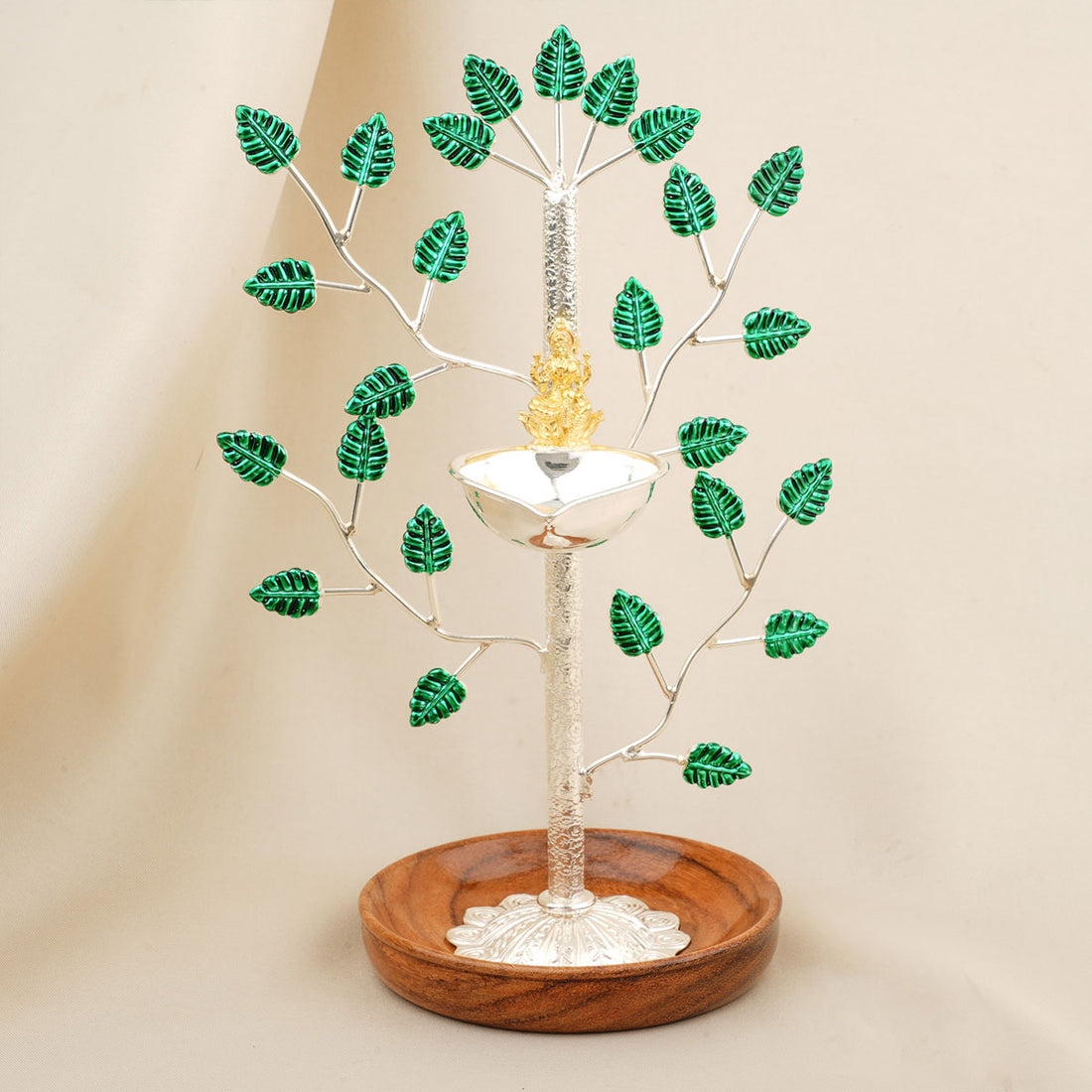 Beautiful Tree Silver Lamp