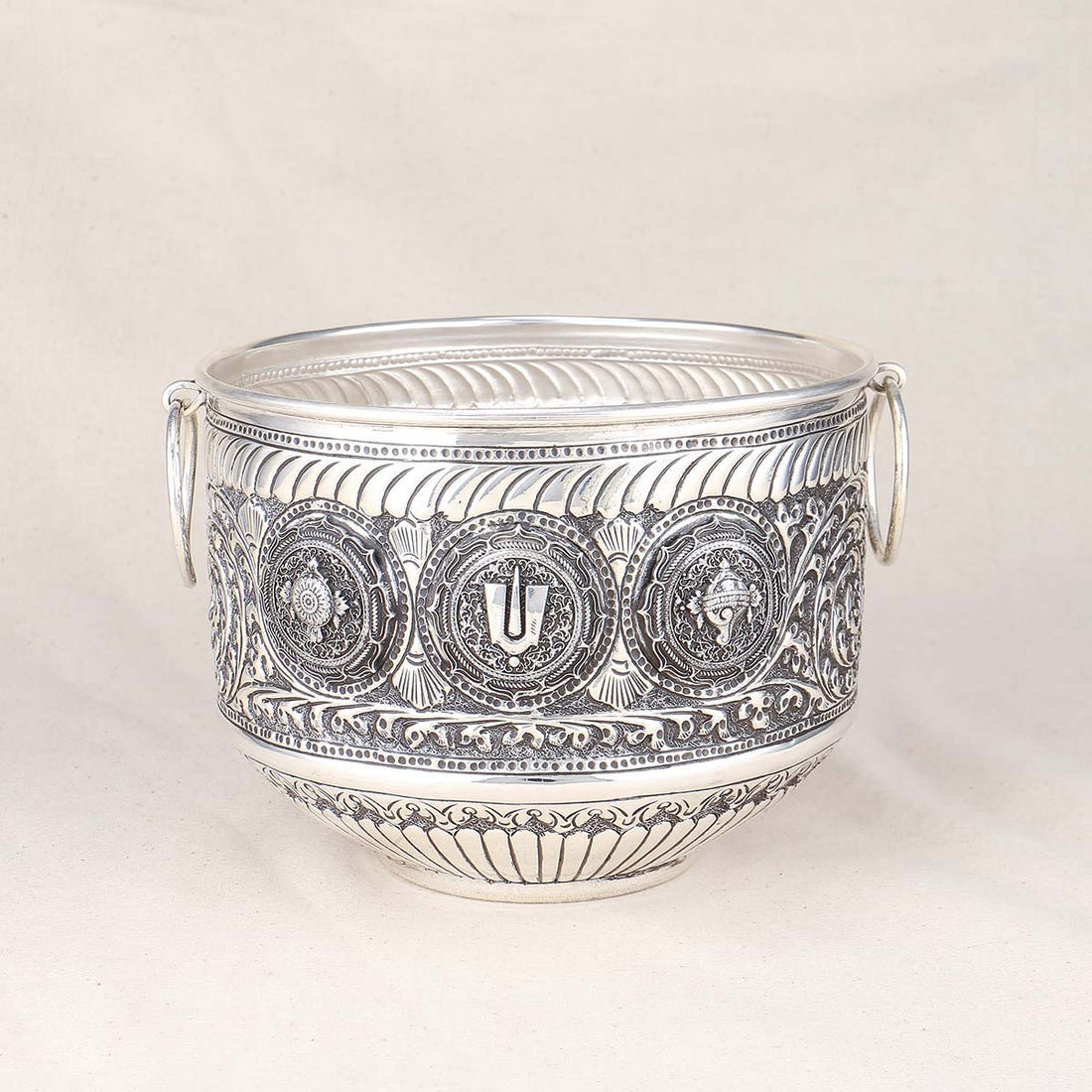 Antique Silver Prasadam Bowl