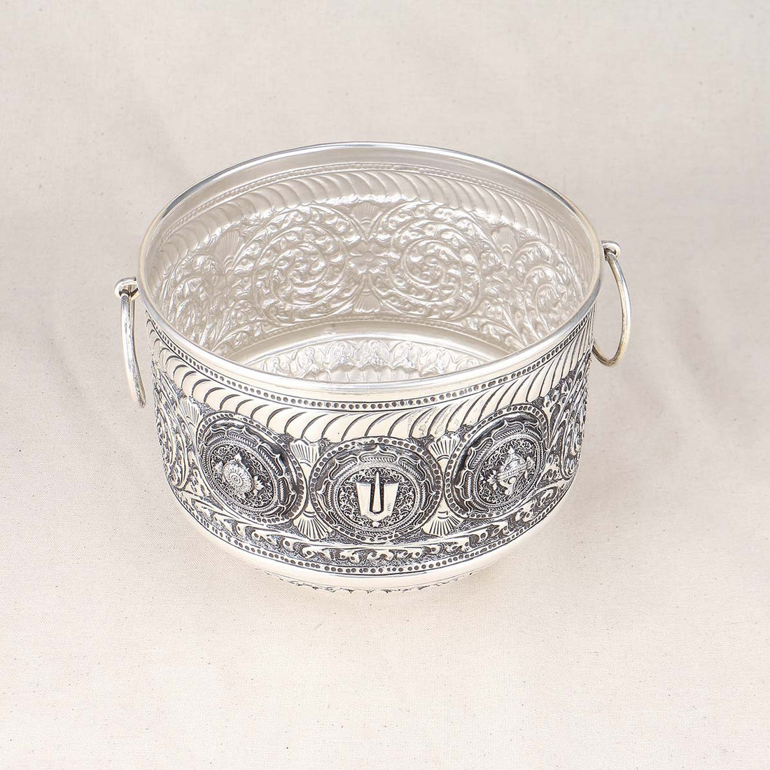 Antique Silver Prasadam Bowl