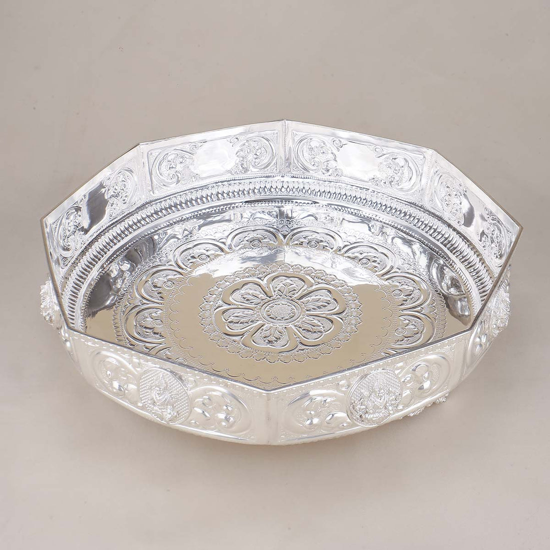 Lakshmi Silver Pooja Plate