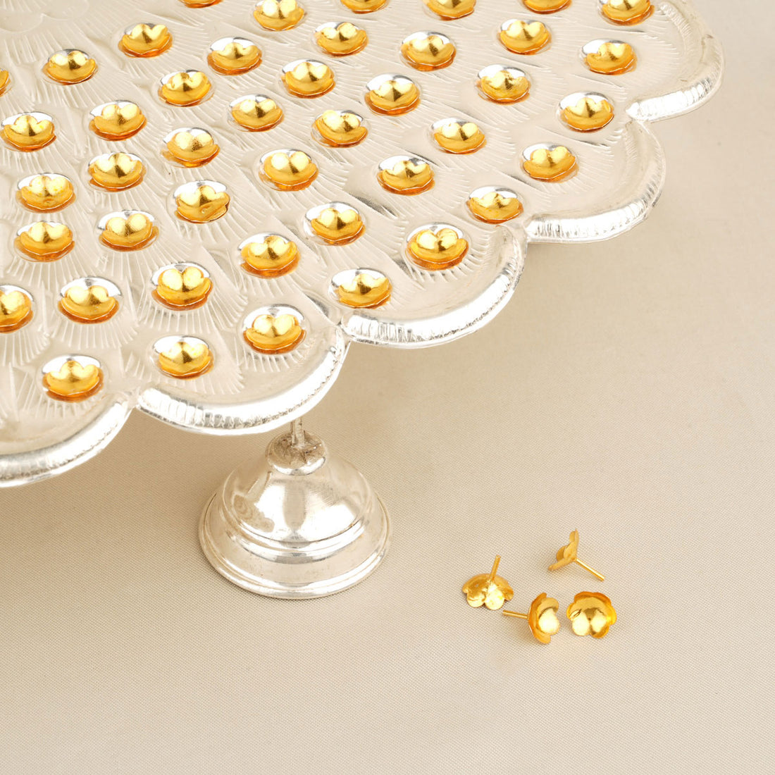 Silver Flower Stand