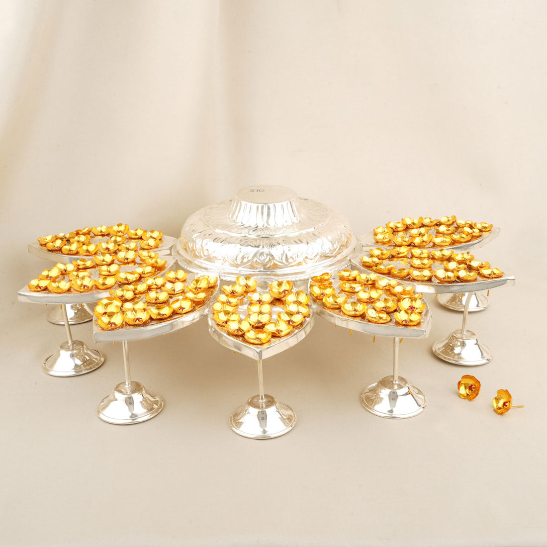 Silver Flower Stand