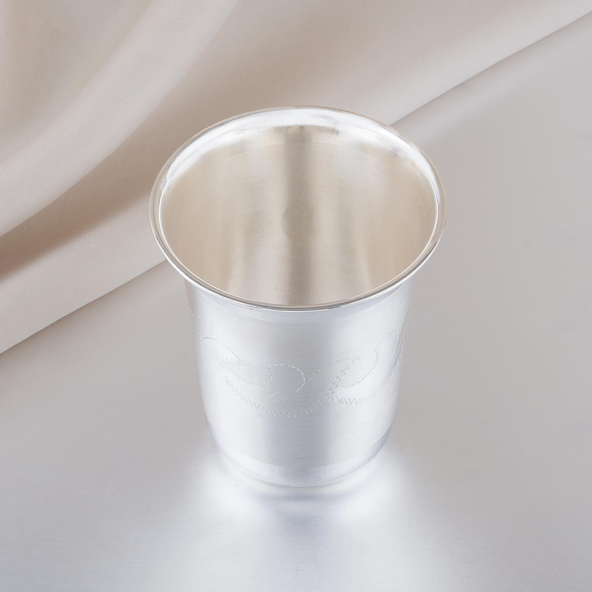 Elegant Silver Tumbler