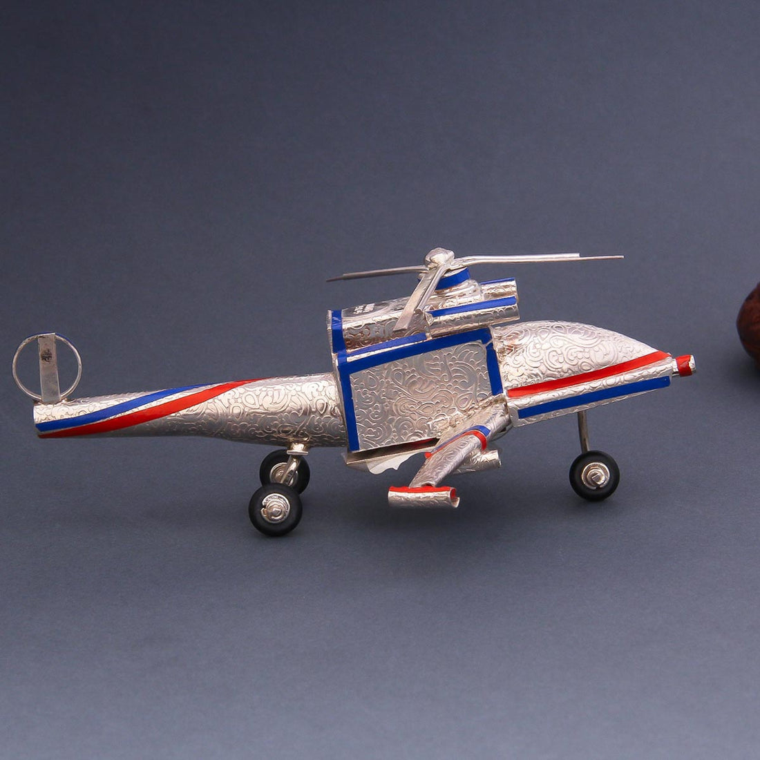 Silver Helicopter Miniature Collection