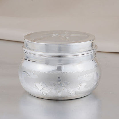 Silver Powder Box