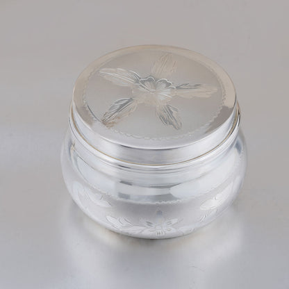 Silver Powder Box