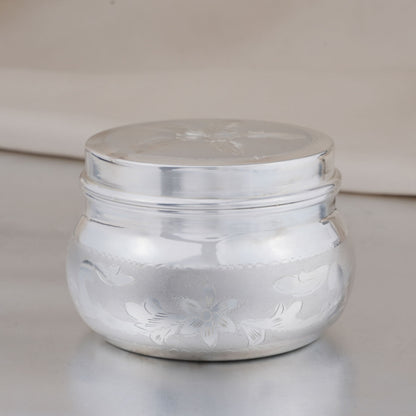 Silver Powder Box
