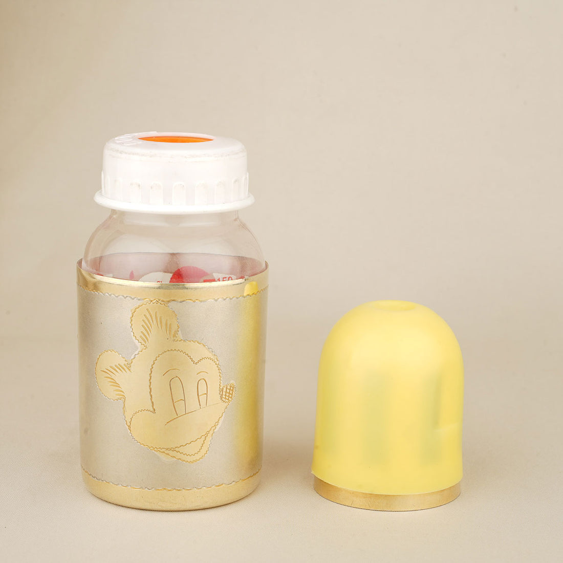 Silver Milk Bottle
