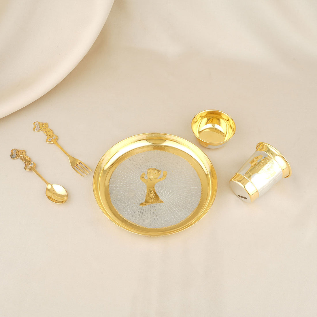 Chotta Bheem Silver Plate Set
