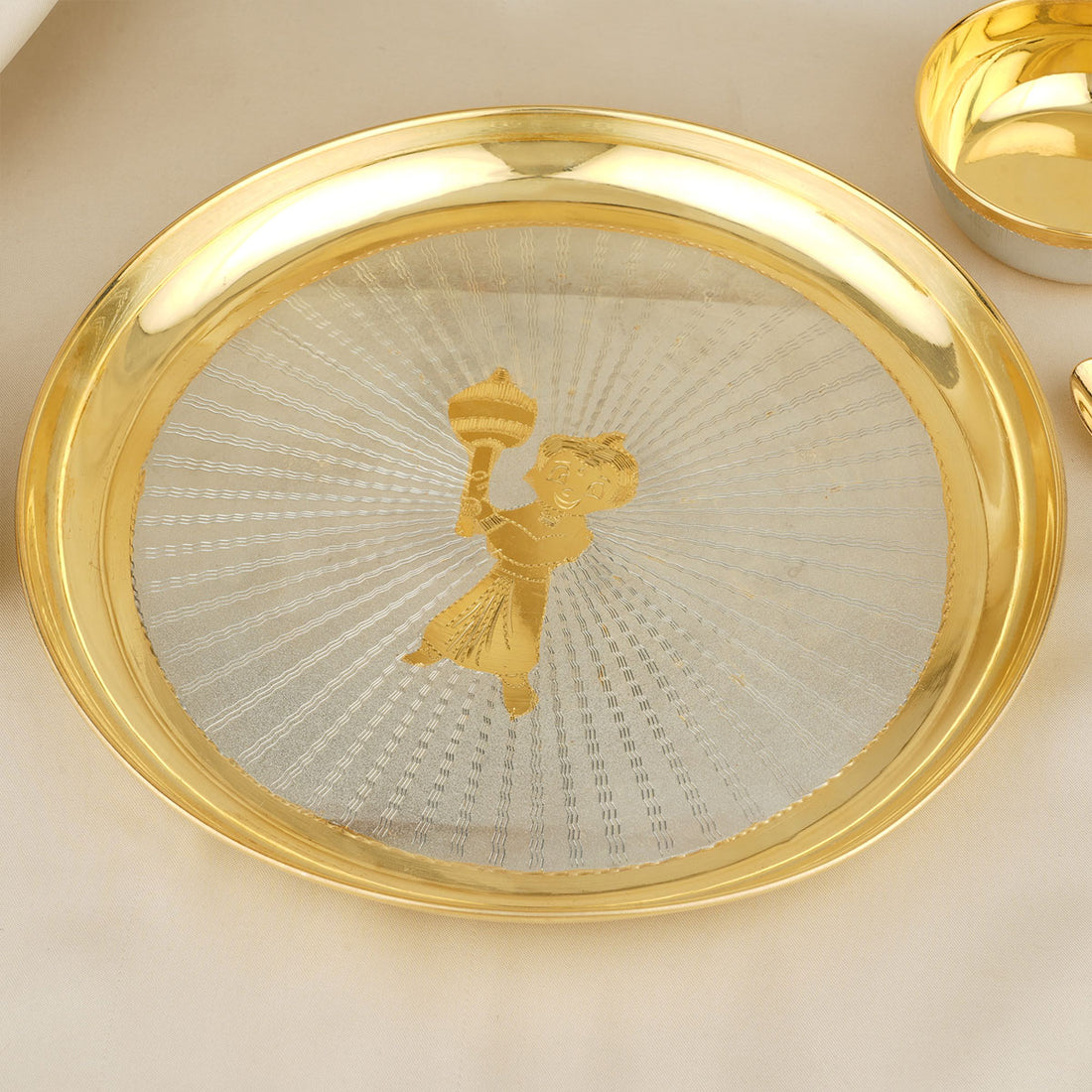 Chotta Bheem Silver Dinner Set