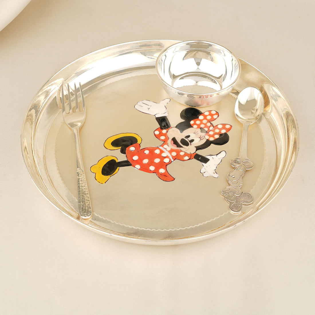 Mickey Mouse Silver Dinner Set
