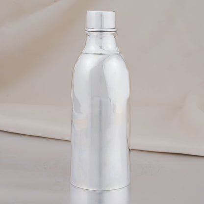 Silver Plain Water Bottle