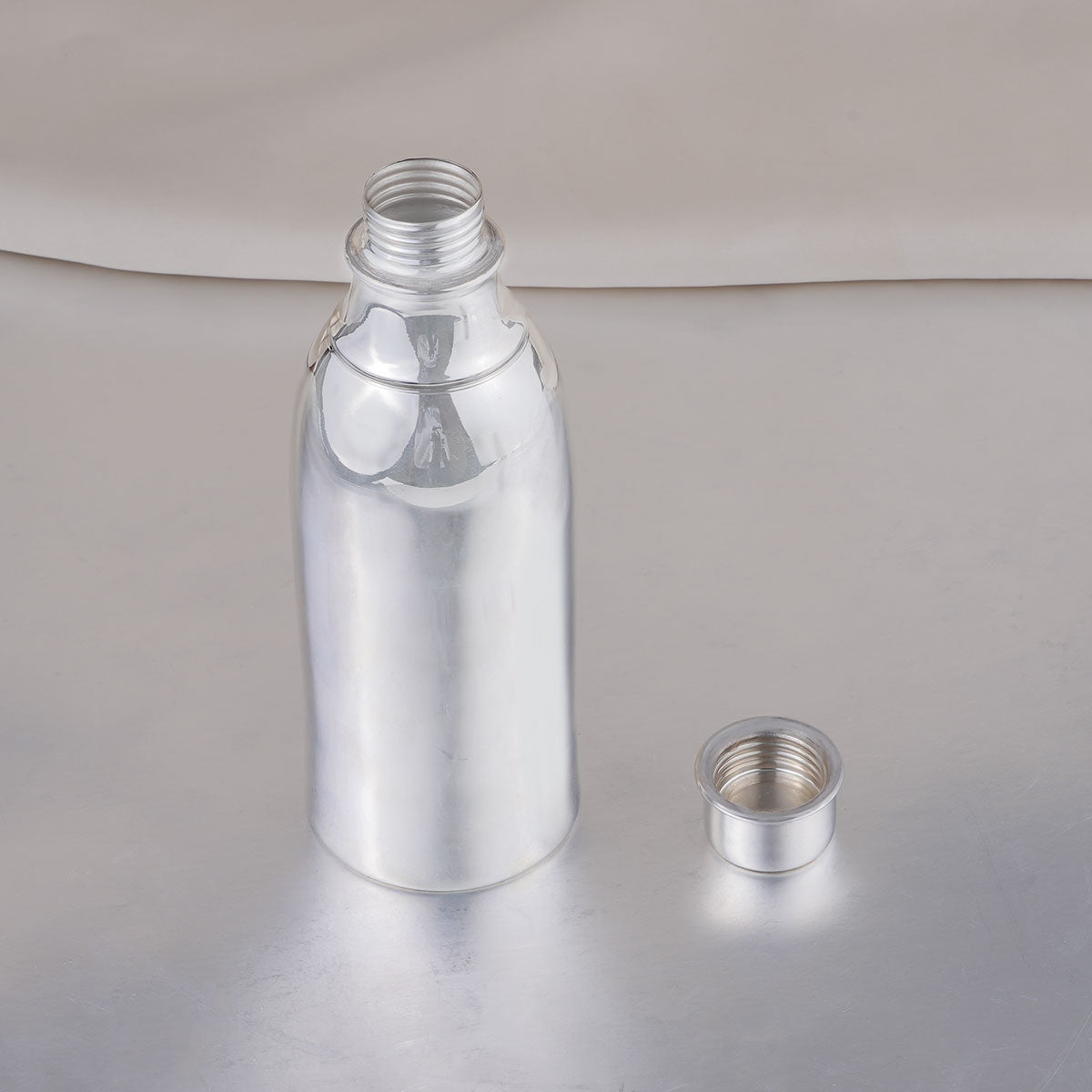 Silver Plain Water Bottle