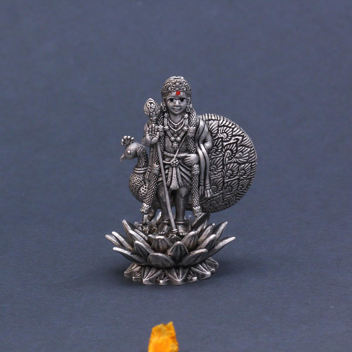 God Murugan Antique Silver Idols