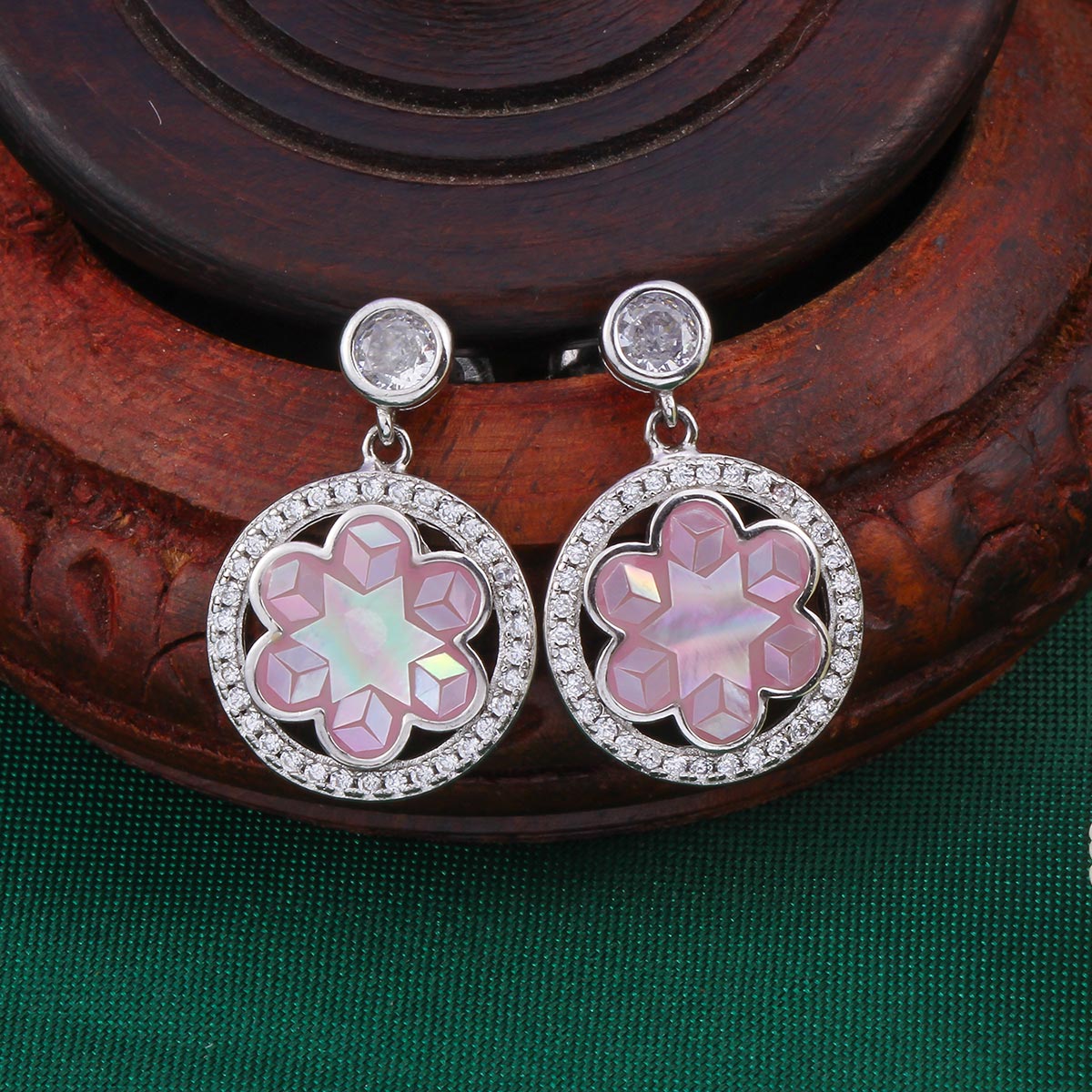 Stylish Silver Long Earrings