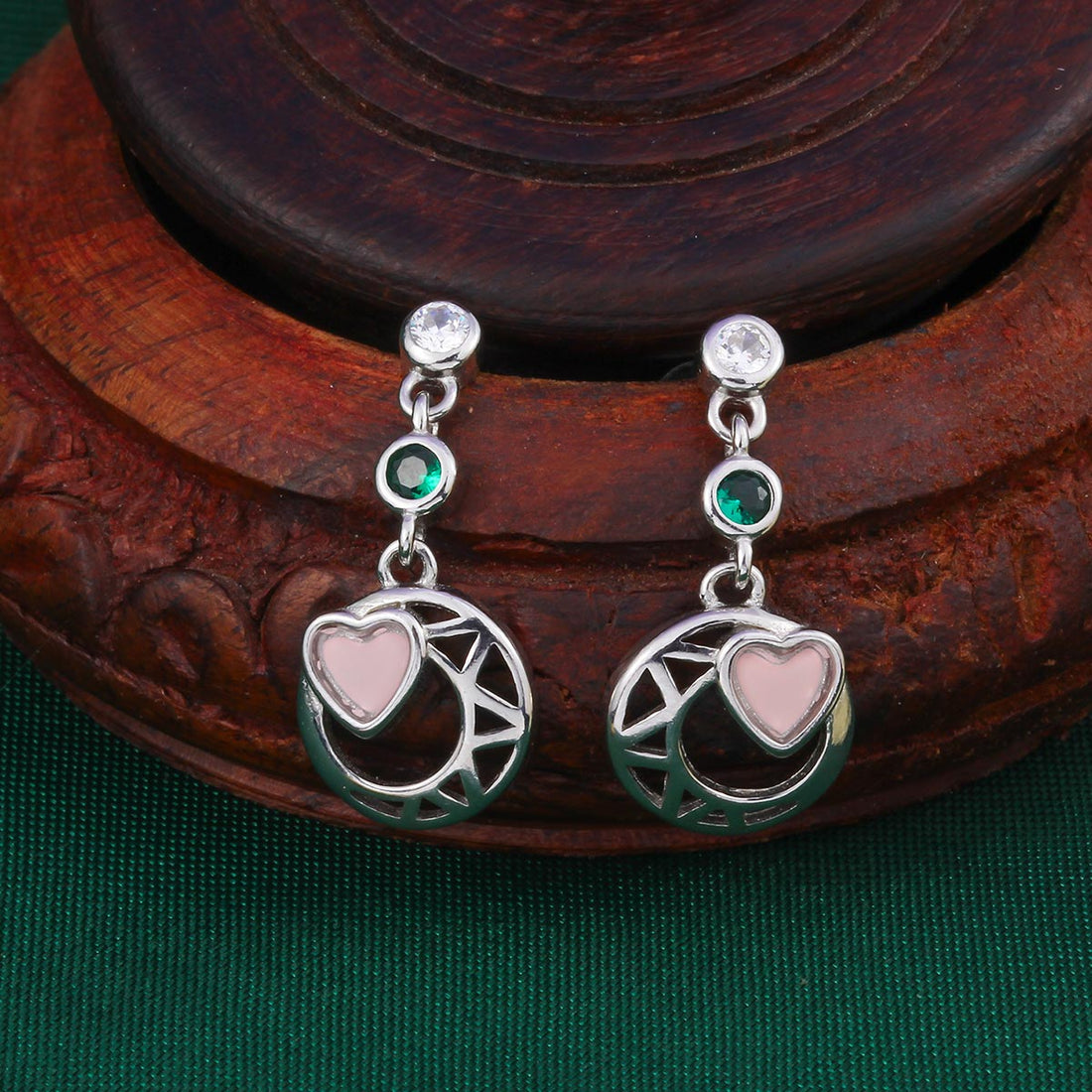 Trendy Look Silver Long Earrings