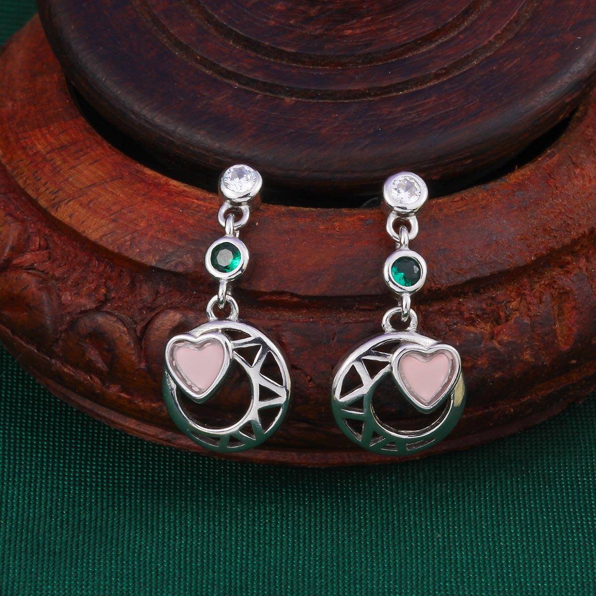 Trendy Look Silver Long Earrings