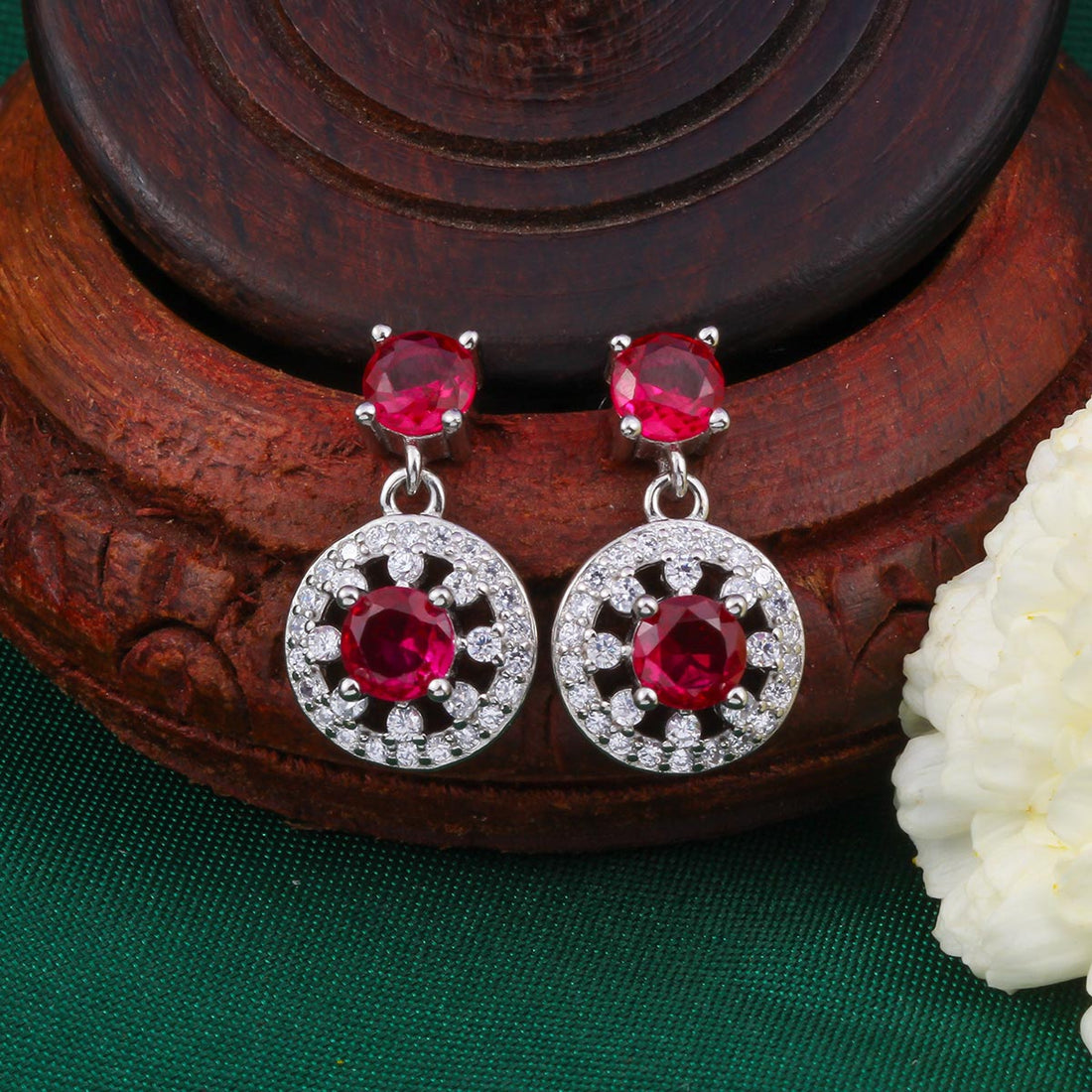 Stunning Silver Long Earrings