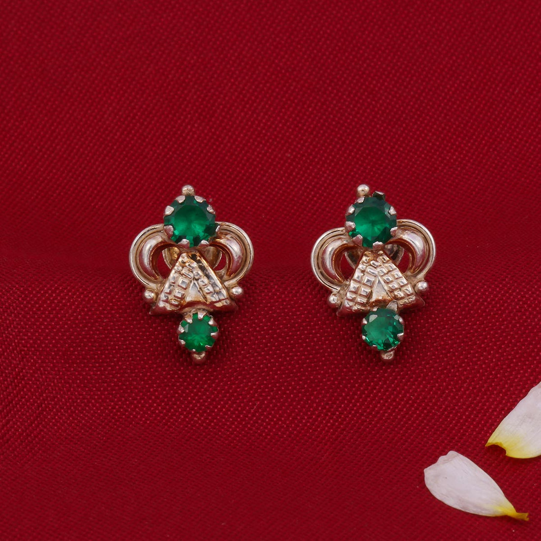Varnisha Silver Studs