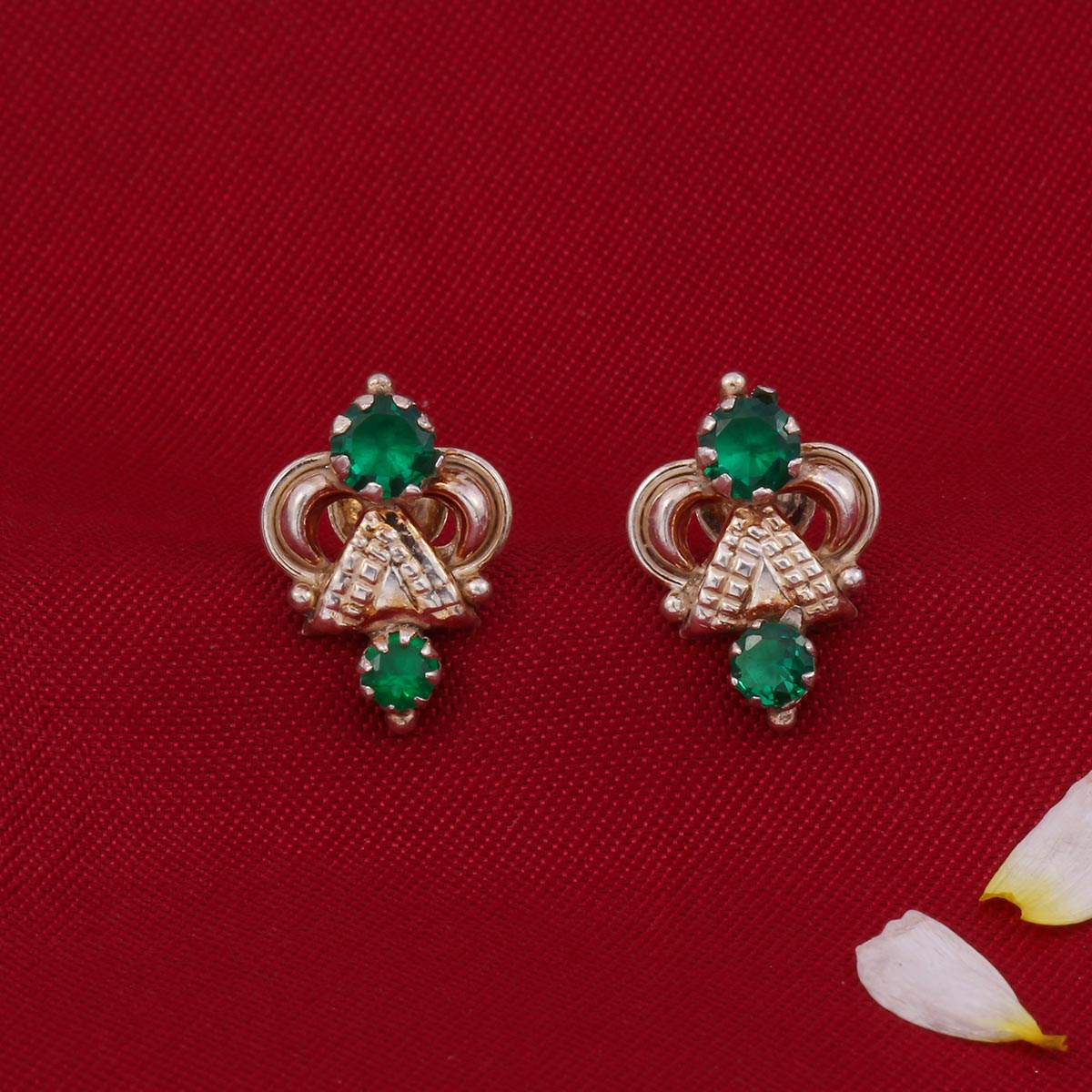 Varnisha Silver Studs