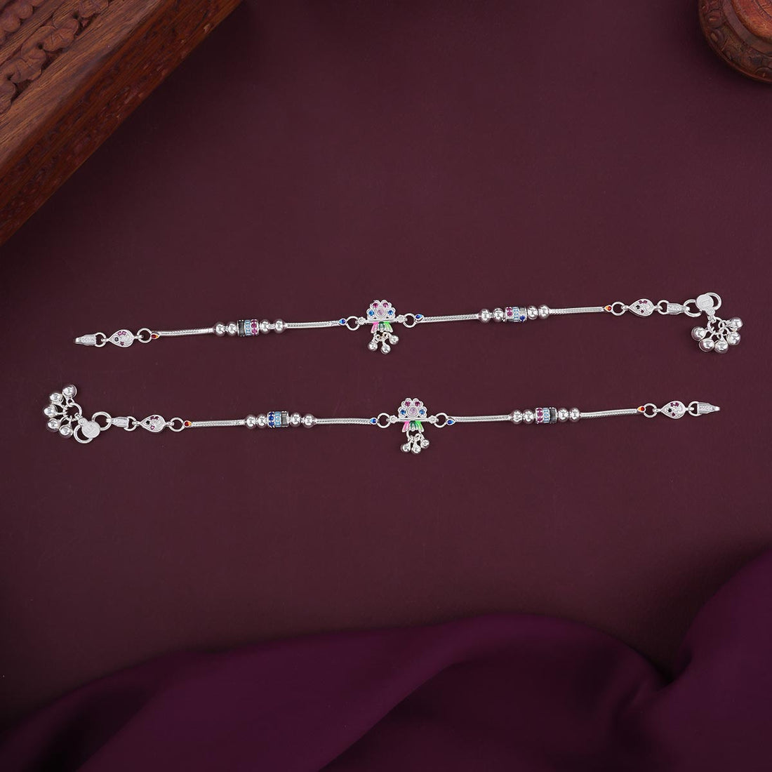 Facinate Silver Anklet