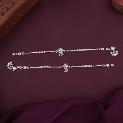 Facinate Silver Anklet