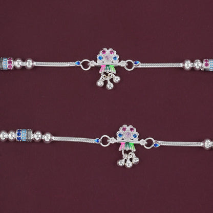 Facinate Silver Anklet