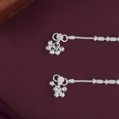 Fancy Look Silver Anklet