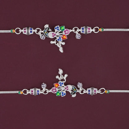 Beautiful Peacock Design Anklet