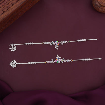 Beautiful Peacock Design Anklet