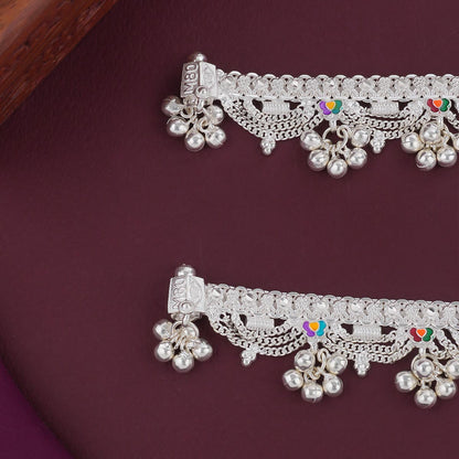 Captivating Silver Anklet