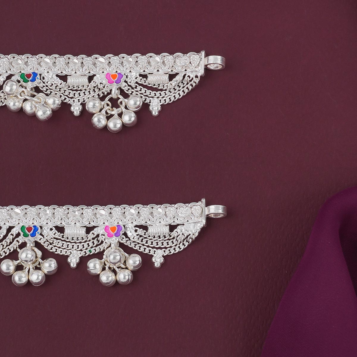 Captivating Silver Anklet