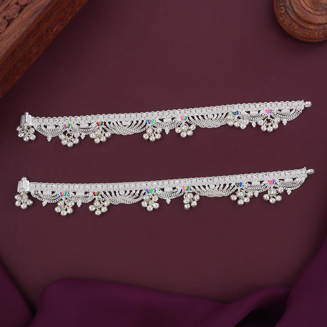 Captivating Silver Anklet