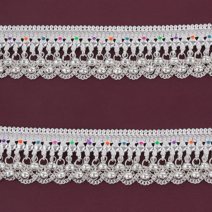 Grandeur Silver Anklet