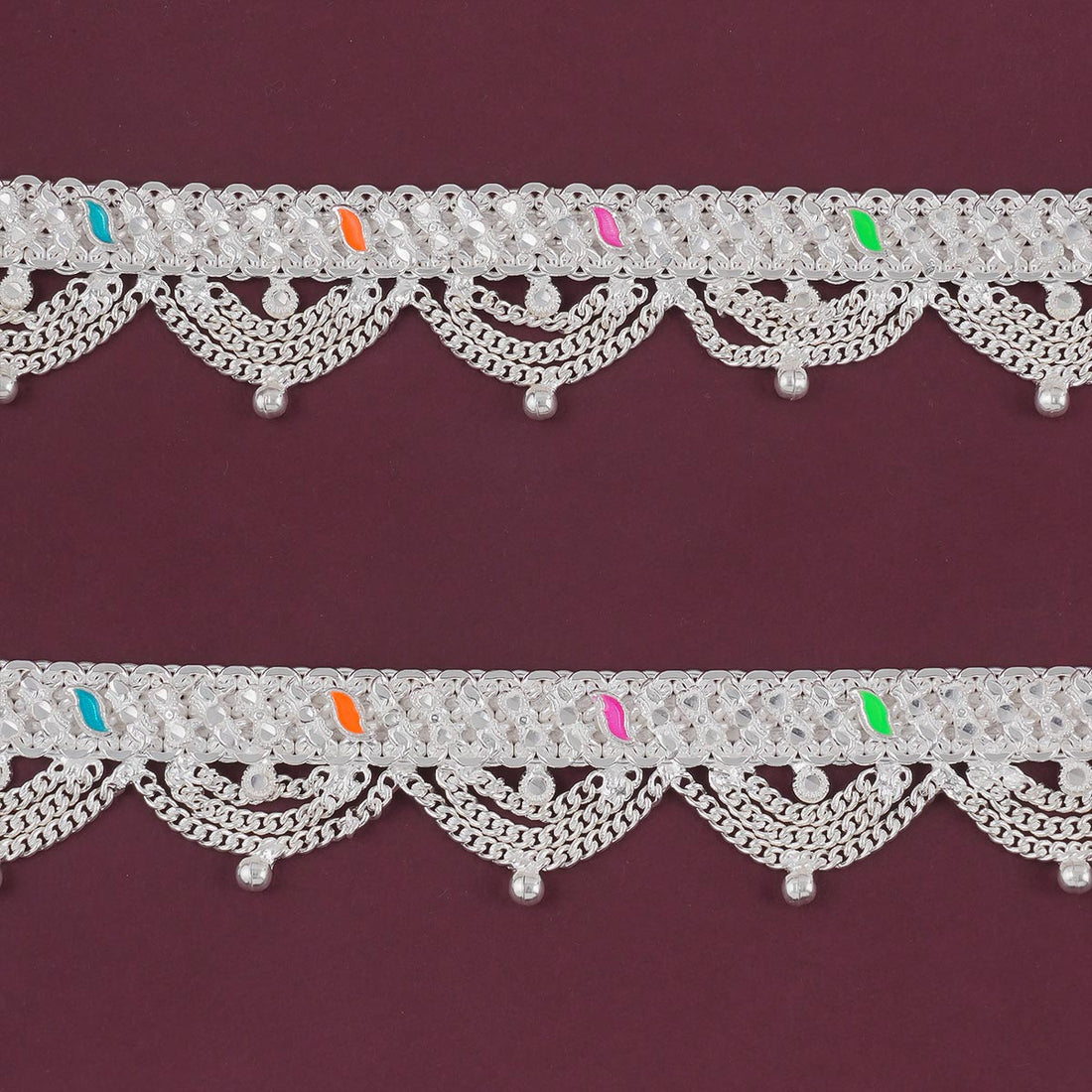 Classic Silver Anklet