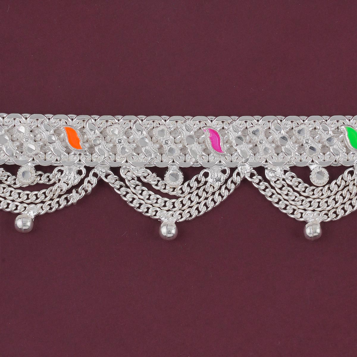 Classic Silver Anklet