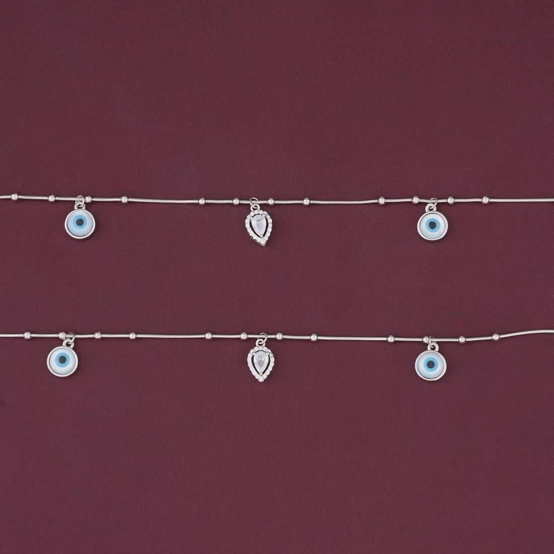 Facinate Silver Anklet