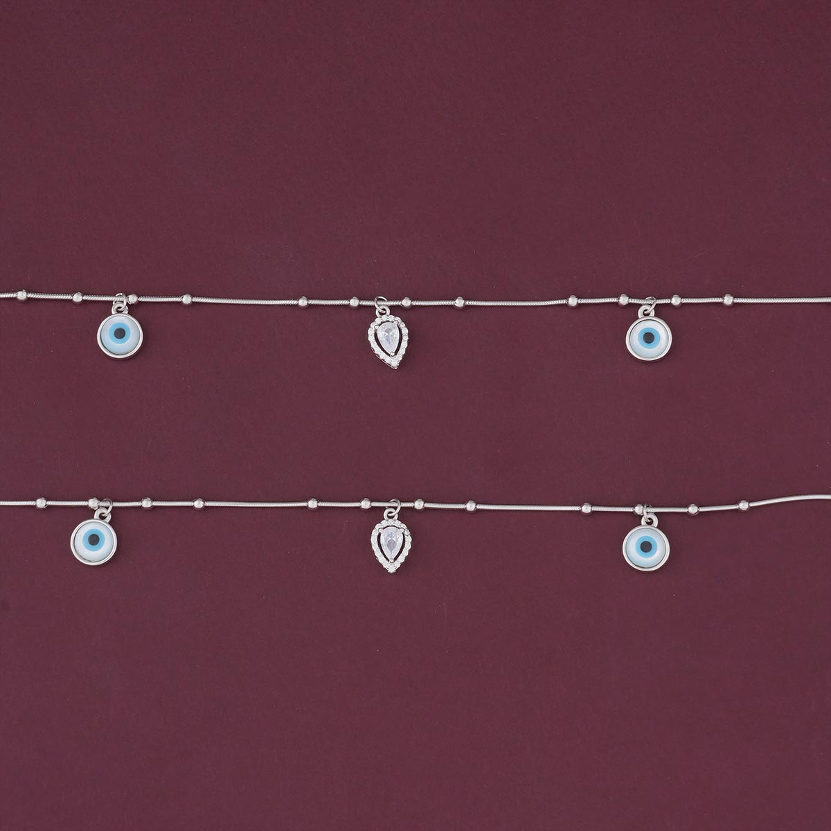 Facinate Silver Anklet