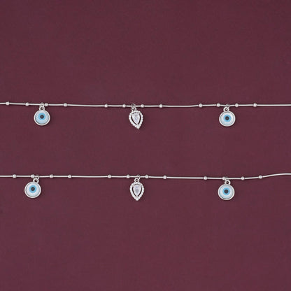 Facinate Silver Anklet