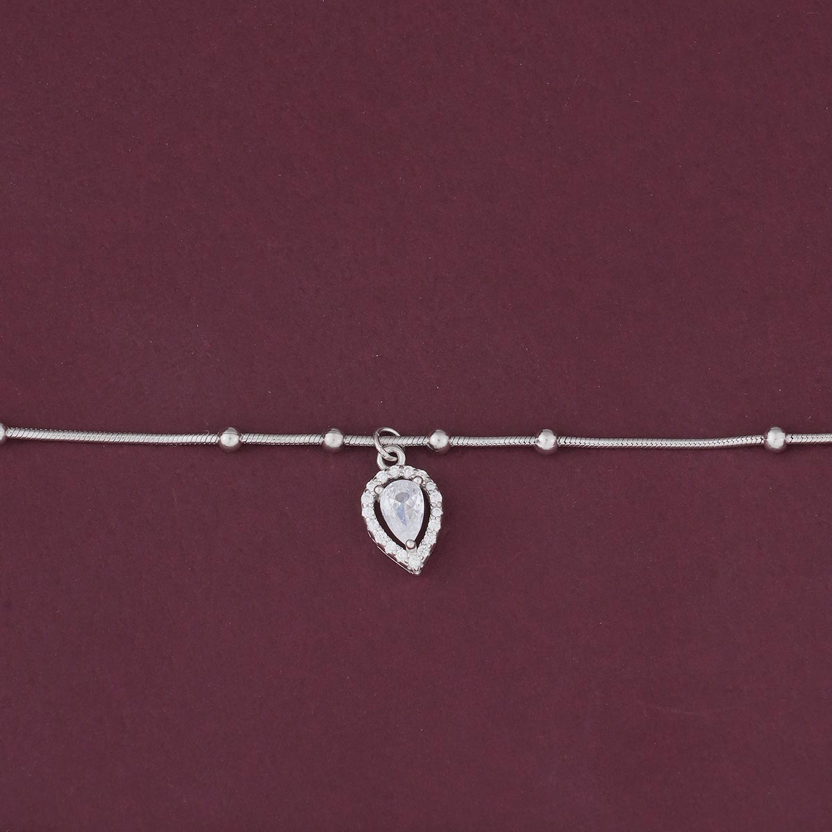 Facinate Silver Anklet