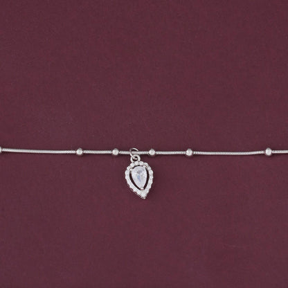 Facinate Silver Anklet