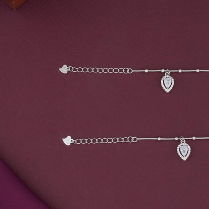 Facinate Silver Anklet