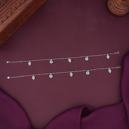 Facinate Silver Anklet
