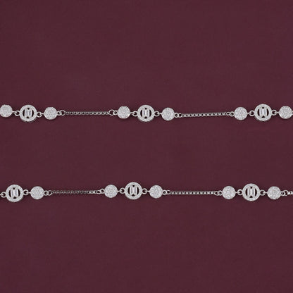Elegant Silver Anklet