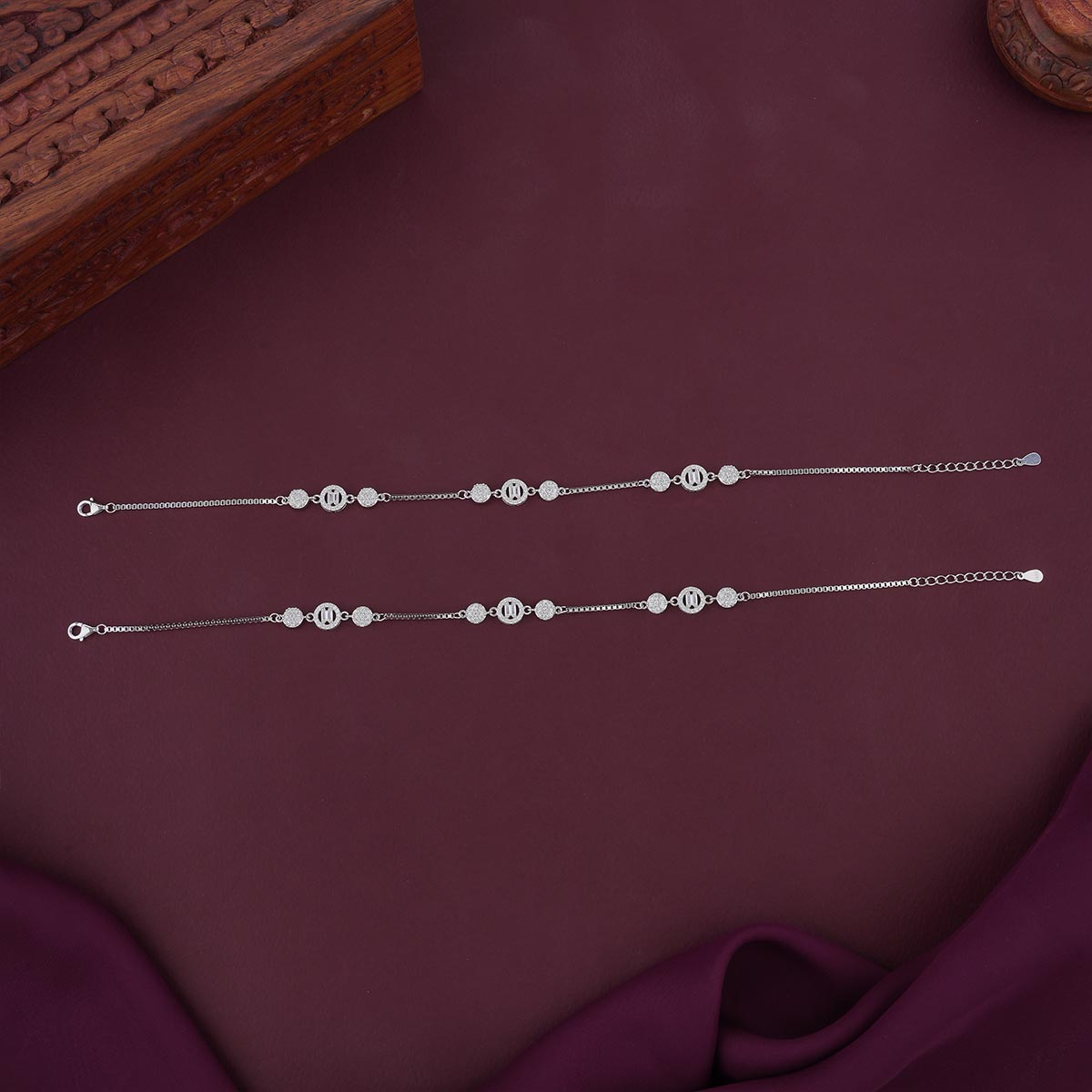 Elegant Silver Anklet